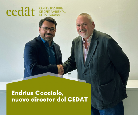 El Prof. Endrius Cocciolo, nuevo director del CEDAT
