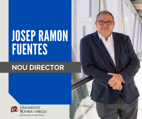 Josep Ramon Fuentes és elegit director del Departament de Dret Públic