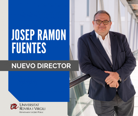 Josep Ramon Fuentes es elegido director del Departamento de Derecho Público