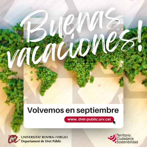 Buenas vacaciones!! Volvemos en septiembre