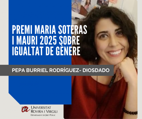 Atorgat el Premi Maria Soteras i Mauri 2025 sobre igualtat de gènere