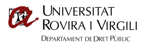Es convoca l’elecció del director o directora del Departament de Dret Públic