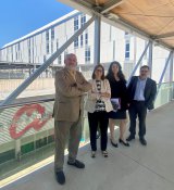 Imatge, d'esquerra a dreta: Dr. Antoni Pigrau Solé, Dra. Esther Guerrero Vizuete, Dra. Pepa Burriel Rodríguez-Diosdado i Dr. Ricardo Esteban Legarreta