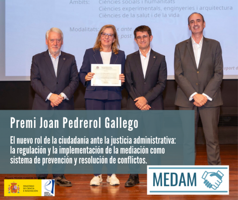 El grup Territori, Ciutadania i Sostenibilitat guanya el Premi Joan Pedrerol Gallego a l’impacte social de la recerca