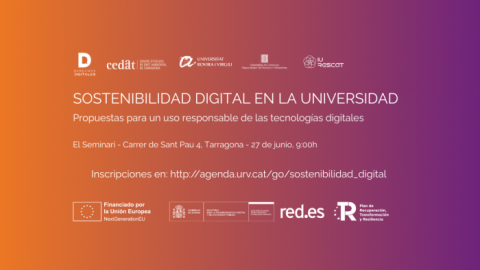 Jornada sobre sostenibilitat digital a la universitat