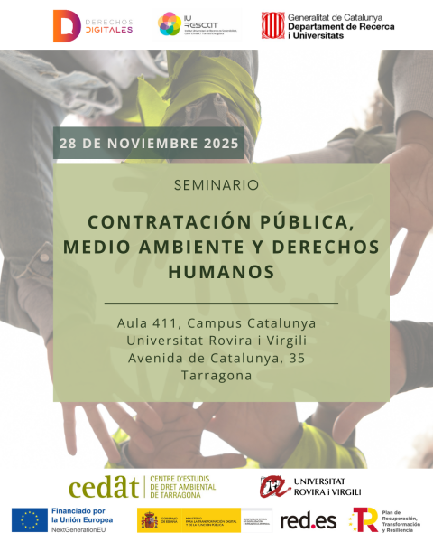 Seminari sobre Contractació Pública, Medi Ambient i Drets Humans
