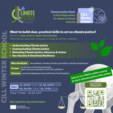 Online CJLL Winter School 2026: Climate Justice Now! Critical Approaches for Media and Climate Activism