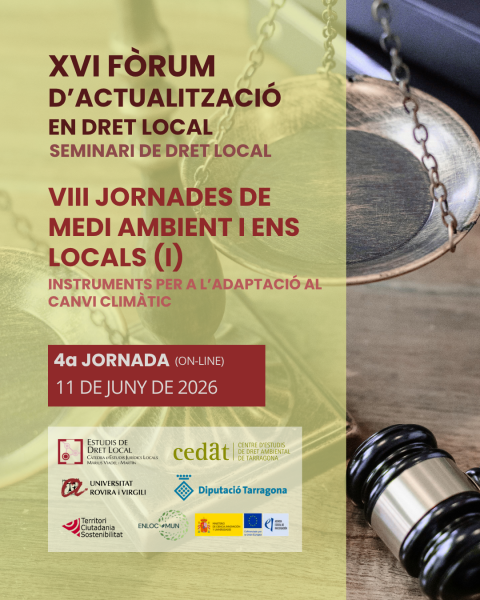 Las entidades locales debaten su papel ante el cambio climático en una nueva jornada del Foro de Derecho Local