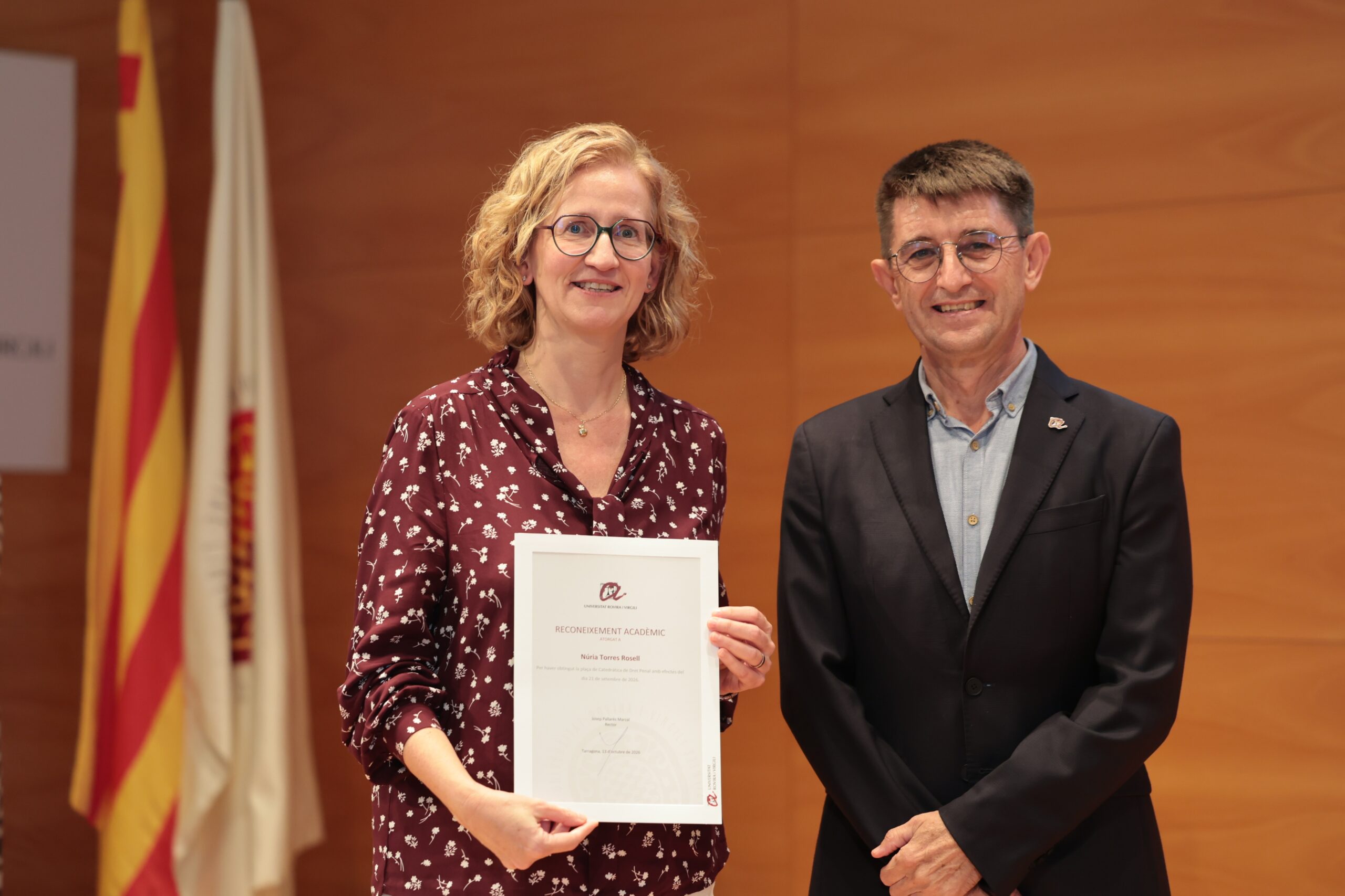 Quatre membres del TCS són reconeguts com a catedràtics i catedràtiques de la URV